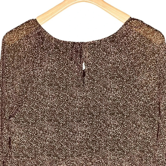 Madewell Crinkle Georgette V-Neck Babydoll Dress in Brushed Texture - Picture 12 of 16